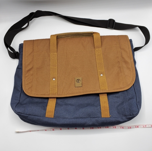 timberland canvas messenger bag